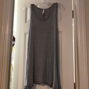 Striped T-shirt dress